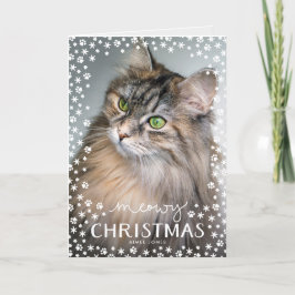 Placa de Cartões de natal para gatos de Natal