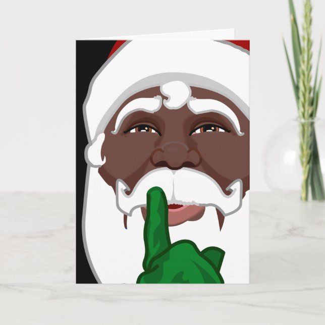 Placa de Cartões de natal Personalizados de Papais (Frente)
