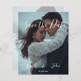 Placa de Casamento no inverno Simples Personalizad