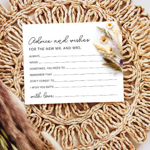 Placa de Chá de panela Floral Boho Advice e Deseja