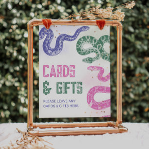 Placa de Cobra Girly 8x10 e Sinal de presentes