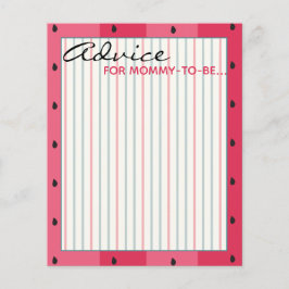 Placa de conselho do chá de fraldas "Umbrella Wate