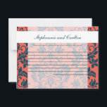 Placa de conselho gravável de Casamento tema damas<br><div class="desc">Estas adoráveis Cartas de Aconselhamento Escrito são a adição perfeita a qualquer casamento. Basta entregar estas cartas aos seus convidados, juntamente com canetas Sharpie de ponta fina. Seus hóspedes podem anotar qualquer conselho que tenham para a nova noiva e noiva. Estas são impressas com tamanho de 4, 25" x 5,...</div>