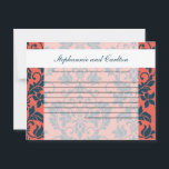 Placa de conselho gravável de Casamento tema damas<br><div class="desc">Estas adoráveis Cartas de Aconselhamento Escrito são a adição perfeita a qualquer casamento. Basta entregar estas cartas aos seus convidados, juntamente com canetas Sharpie de ponta fina. Seus hóspedes podem anotar qualquer conselho que tenham para a nova noiva e noiva. Estas são impressas com tamanho de 4, 25" x 5,...</div>