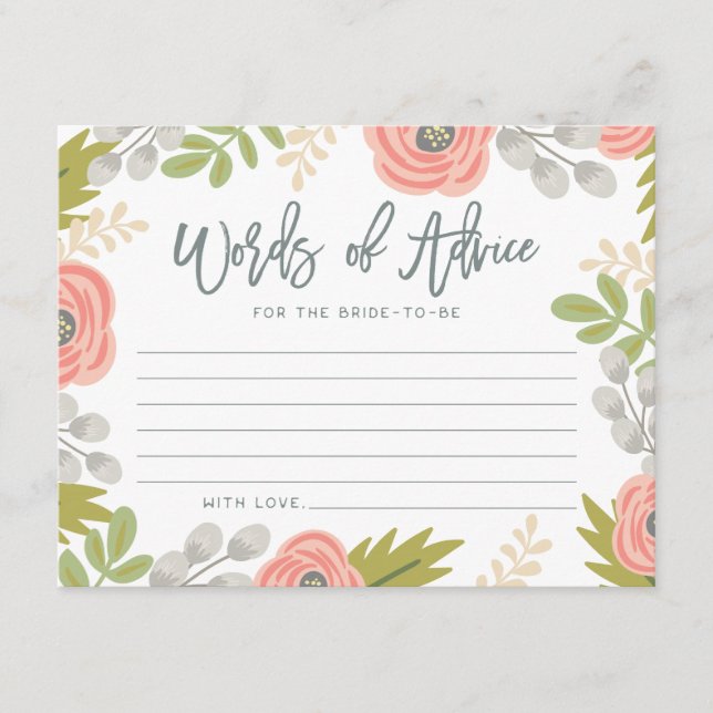 Placa de conselho para Chá de panela do Whimsical  (Frente)