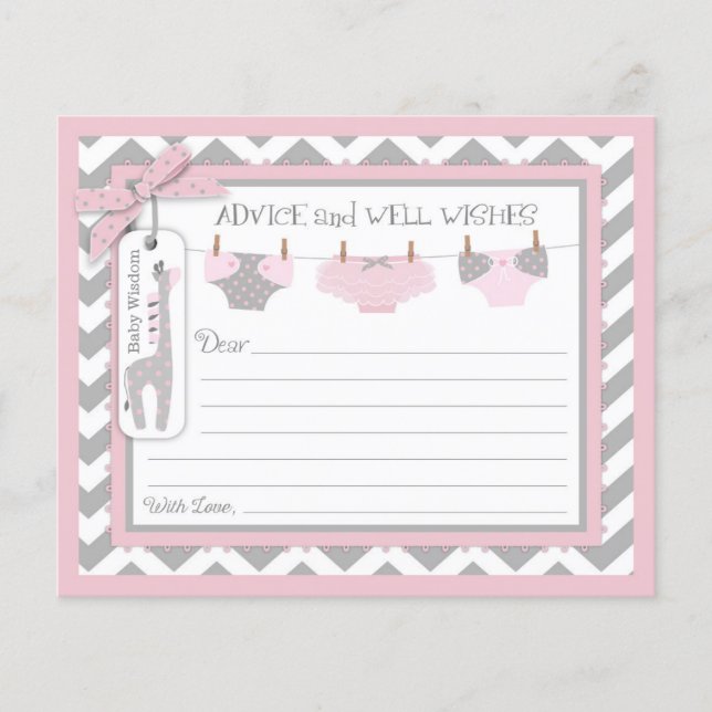 Placa de Conselhos Fraldas Chevron Tutu (Frente)