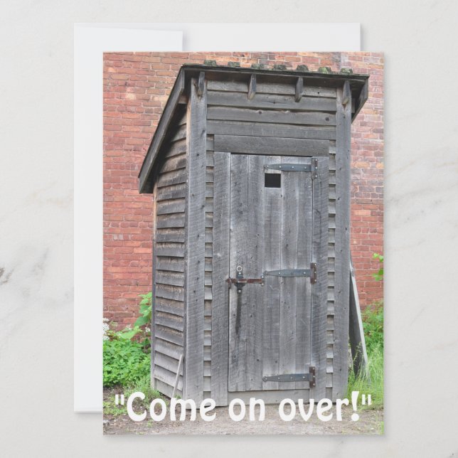 Placa de Convite de festas de Aquecimento da Casa (Frente)