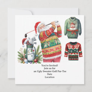 Placa de Convite de festas de Natal com doce de go