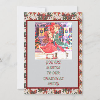 Placa de Convite de festas de Natal para download