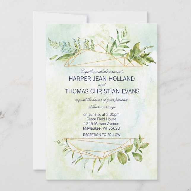 Placa de Convite de Pesquisa Geo (Frente)