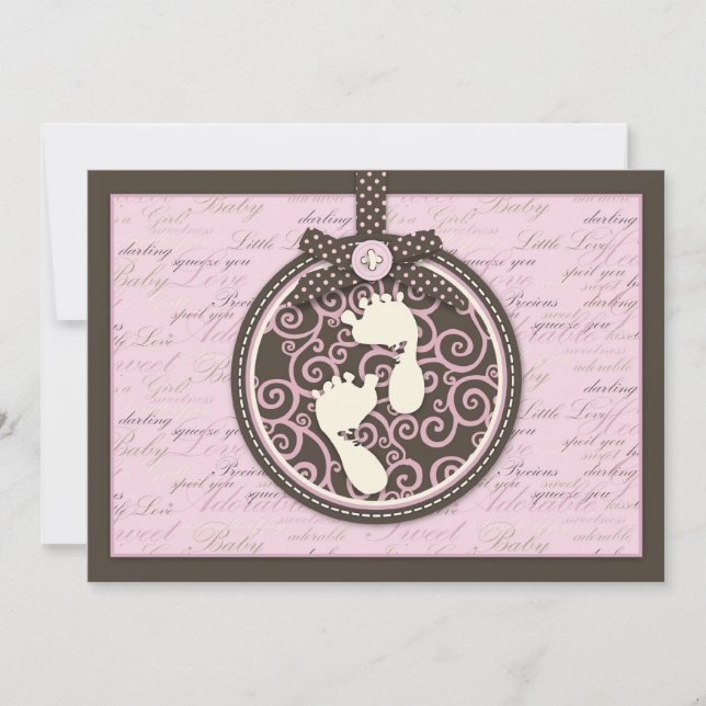 Placa de Convite PNK para Teeny Toes (Frente)