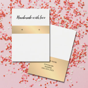 Placa de cor Elegante de faixa branca do Ouro