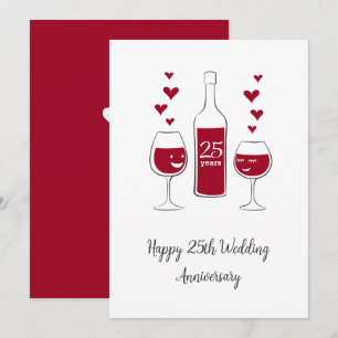 Placa de Coração de Vinho Vermelho para Casamento 