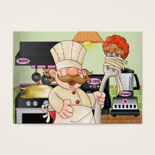 Placa de cozinha de chef feliz - SRF