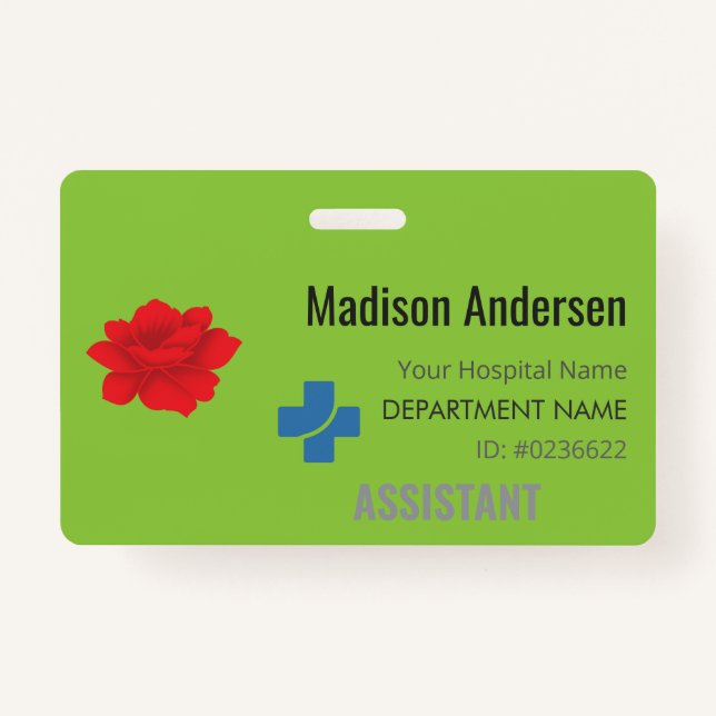 Placa de Crachá PVC - Office.Event.Horizontal.ID (Frente)