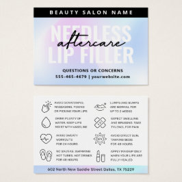 Placa de cuidado de preenchimento de Lábios Hologr