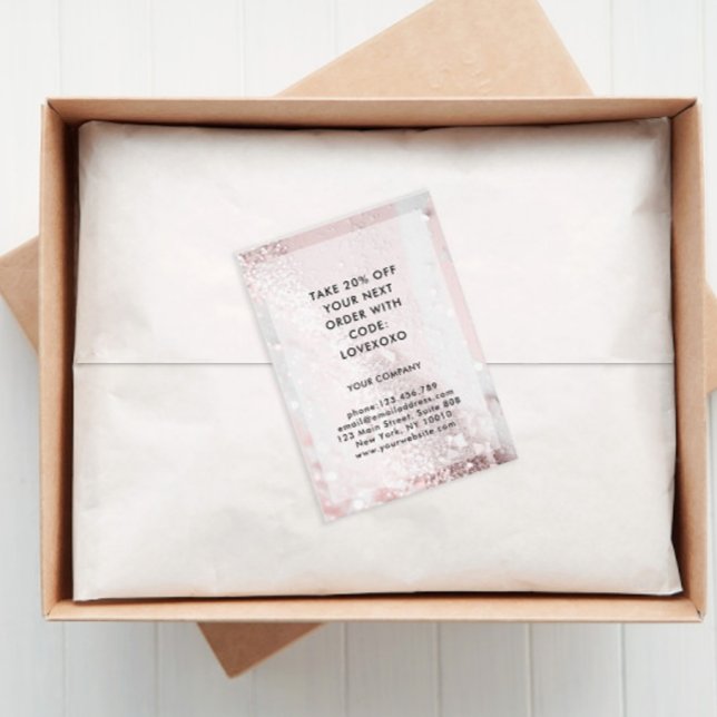 Placa de Desconto Moderna da Glitter (Criador carregado)