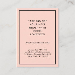 Placa de desconto moderna e simples