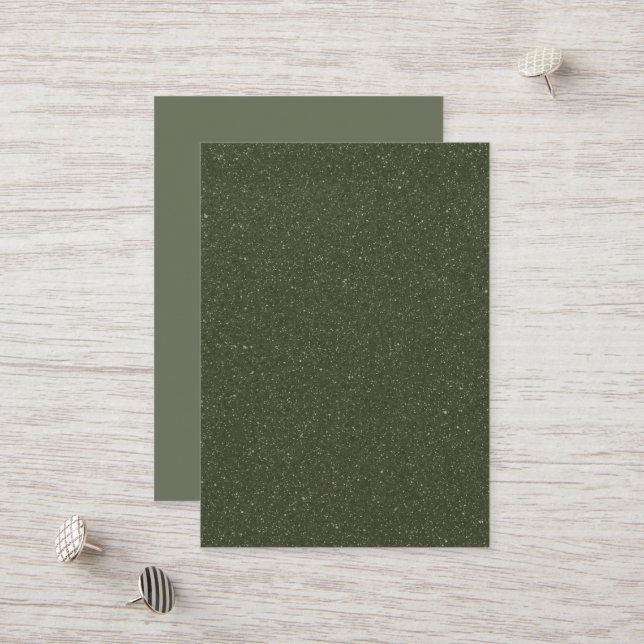 Placa de desconto verde de Moss especulada - perso (Frente/Verso In Situ)
