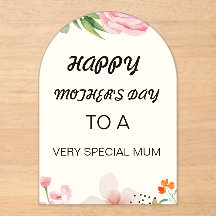 Placa de dia de as mães