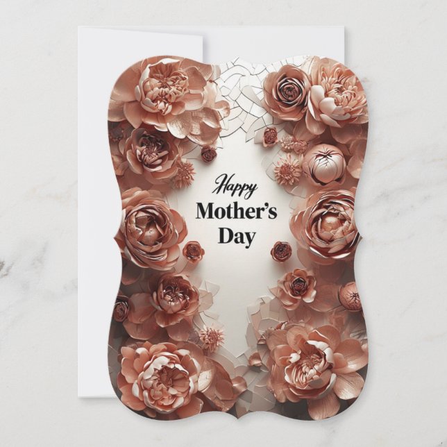 Placa De Dia de as mães Elegante Com Disposição Fl (Frente)