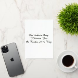 Placa de dia de os pais