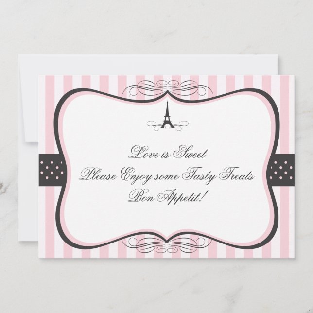 Placa de Doces Torre Eiffel Paris (Frente)