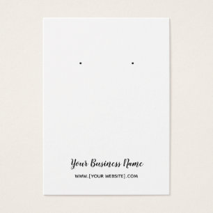 Placa de Earração Personalizada de Script Elegante