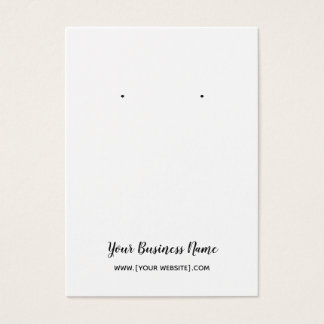 Placa de Earração Personalizada de Script Elegante