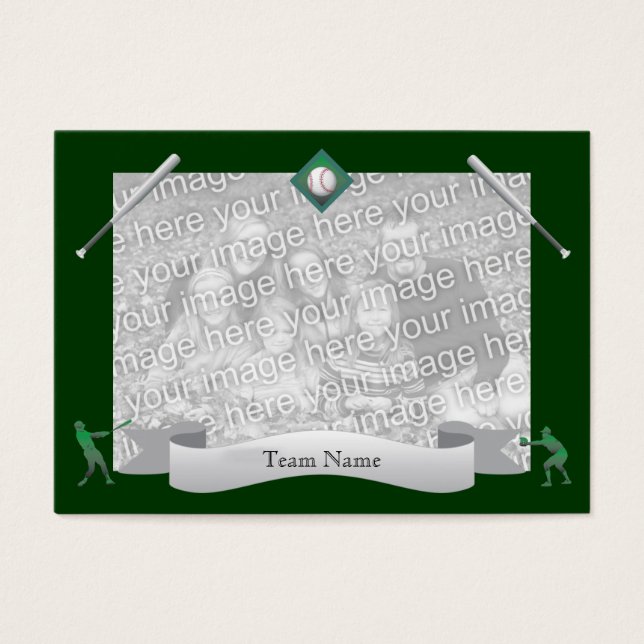 Placa de Equipe Baseball (Frente)