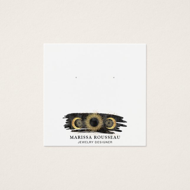 Placa de Exibição Celestial Sun Moon Stars Orelhan (Frente)