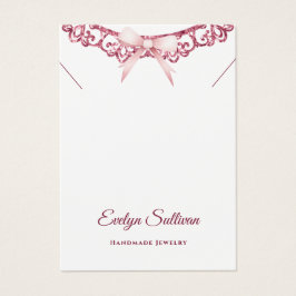 Placa de exibição colar de arco rosa com quadro br