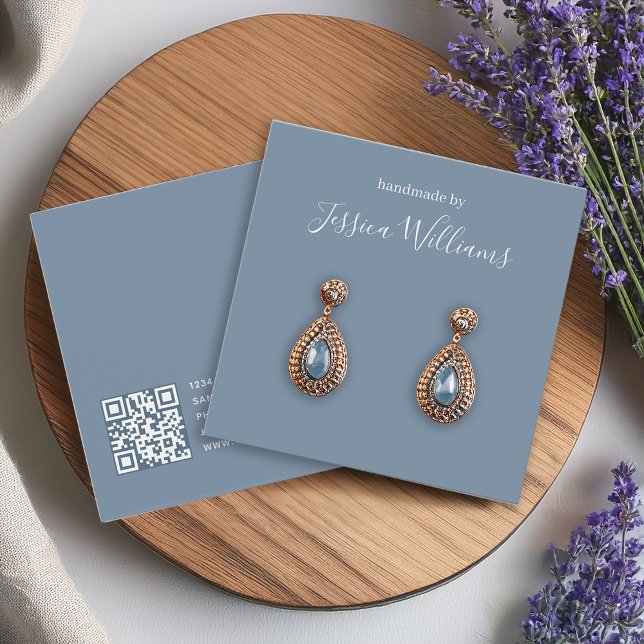 Placa de exibição com gravação de código QR modern (Criador carregado)