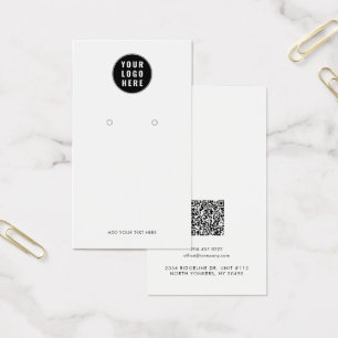 Placa de exibição com o código QR do logotipo da s