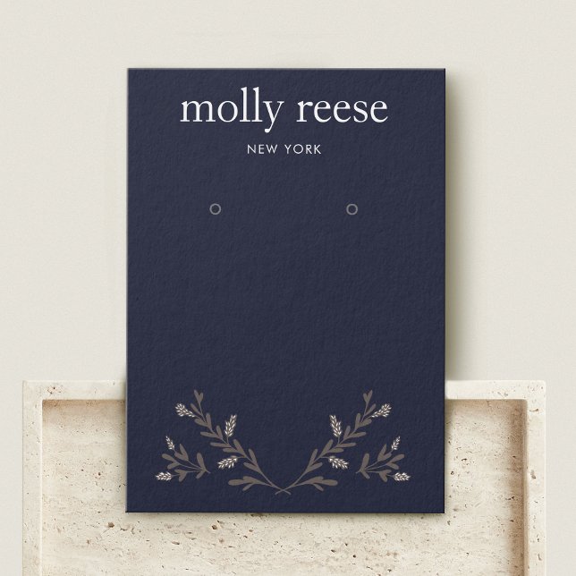 Placa de exibição com o Marinho de ramificação Ele (Criador carregado)