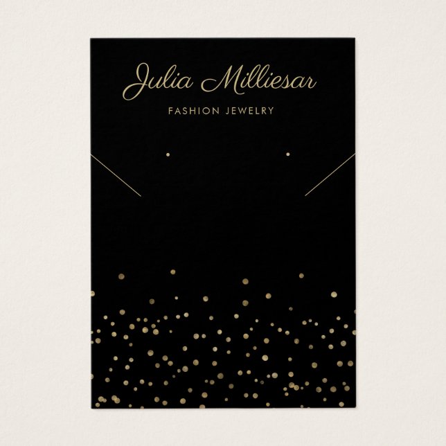 Placa de Exibição Confetti de Cor d'Água Moderna (Frente)