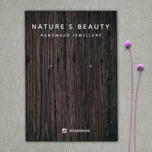 Placa de Exibição da Madeira Rústica do País que O