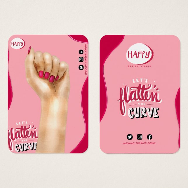 Placa de Exibição da Mão Bracelete (Frente & Verso)