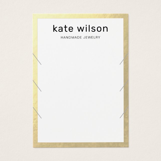 Placa de exibição da pulseira de colar na borda Do (Frente)