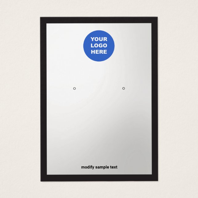 Placa de exibição de adição de logotipo com gradie (Frente)