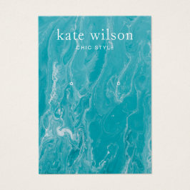 Placa de Exibição de Ângulo Azul Aqua