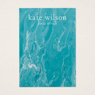 Placa de Exibição de Ângulo Azul Aqua