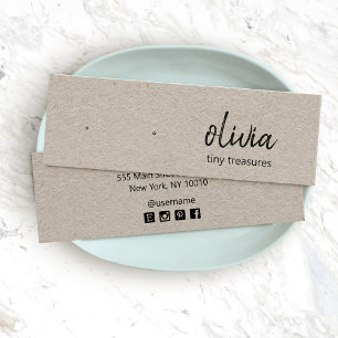 Placa de Exibição de Arranque do Kraft Script Stud