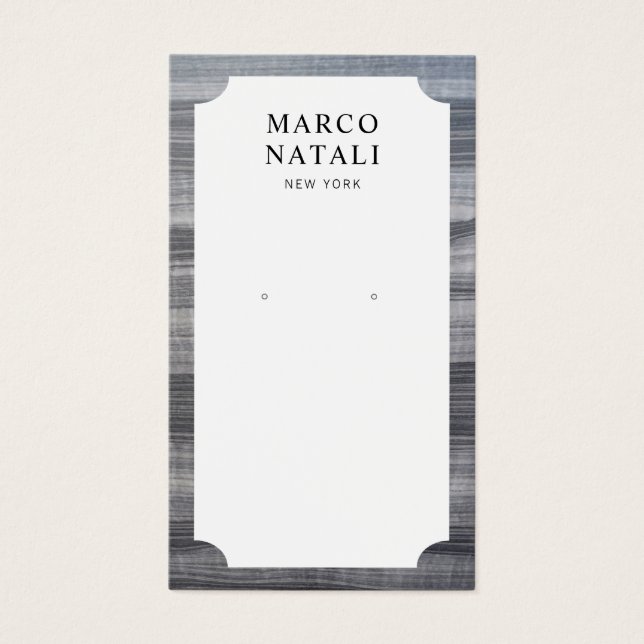 Placa de exibição de borda branca escura (Frente)