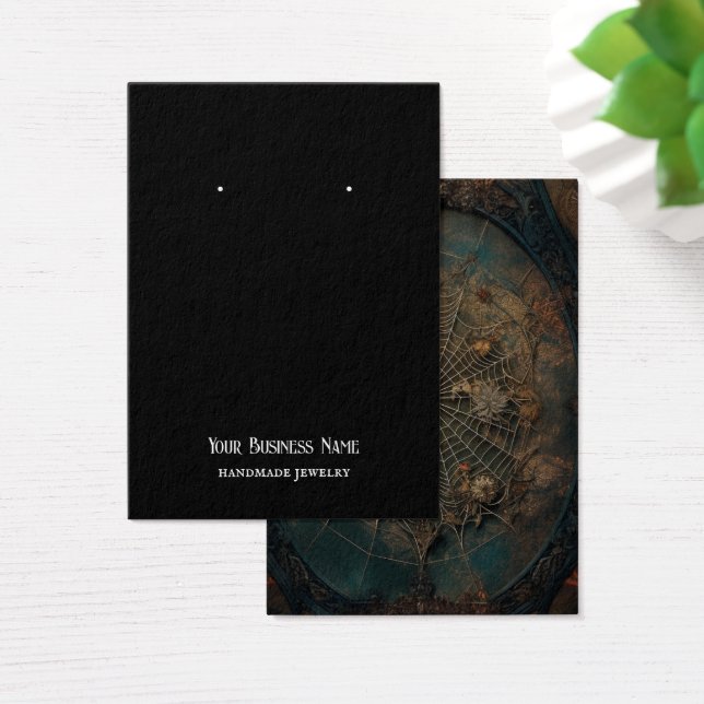 Placa de exibição de borda da aranha gótica do gót (Mesa)