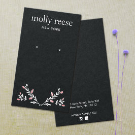 Placa de exibição de borda preta de ramificação El