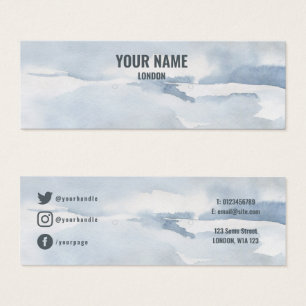 Placa de exibição de brinco de aquarela simples