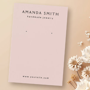 Placa de exibição de brinco de logotipo personaliz