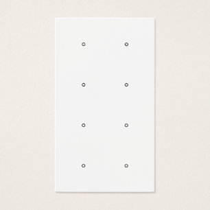 Placa de exibição de brinco preto-e-branco