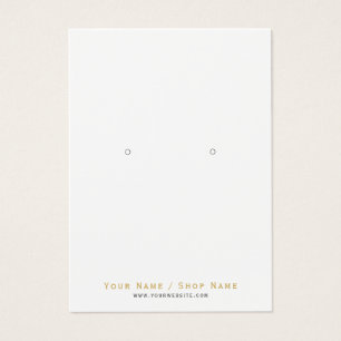 Placa de exibição de brinco simples